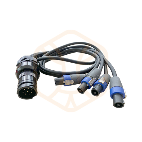 Break IN 4 ways, Highly Flexible Speaker split cable