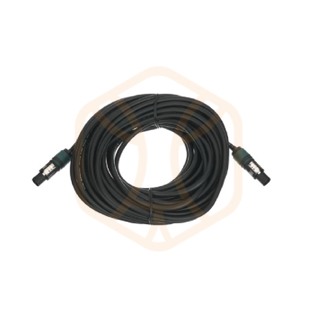 2x 2,5 mm² Speaker Cables 20M, 2x NEUTRIK NL4FXX-W-L 4-pol female