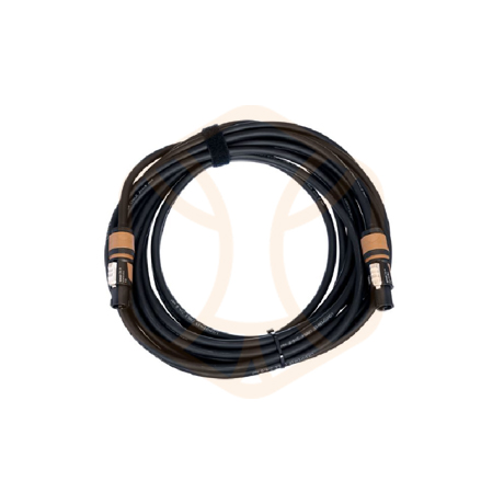 2x 4 mm² Speaker Cables 10M, 2x NEUTRIK NL2FXX-W-S 2-pol female