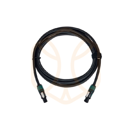 4x 4 mm² Speaker Cables 5M, 2x NEUTRIK NL4FXX-W-L 4-pol female