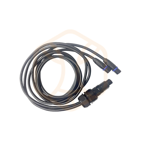 2x 4.0 mm²  4 cores cable from VM-NL008MV (8-pole) to 2 x  NEUTRIK NL4MX-BAG (4-pole)