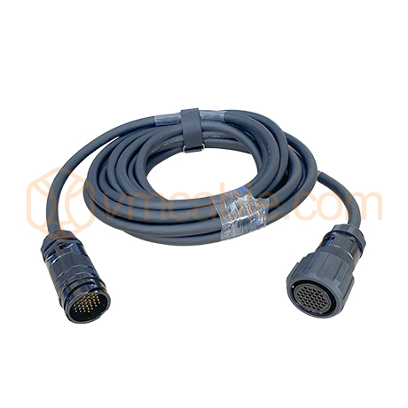 VM-37DOM10, Multicore cable with round VM-LK 37 pin male -> round VM-LK 37 pin female