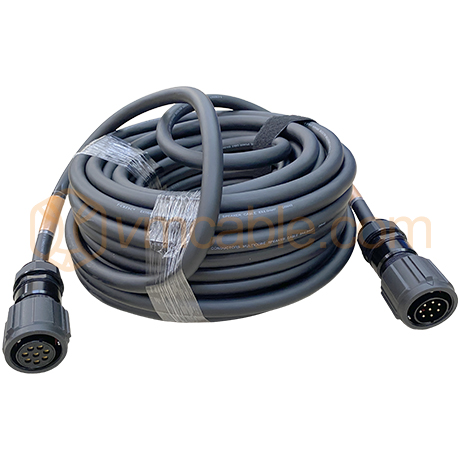 8x 4 mm² Highly Flexible Speaker Cable 5 m, 8-Pin VM-LK plug on connector