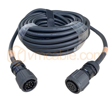 10 m Highly Flexible Speaker Cable 8x 4 mm², 8-Pin VM-LK plug on connector