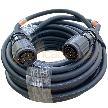 15 m Highly Flexible Speaker Cable 8x 4 mm², 8-Pin VM-LK plug on connector