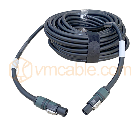 4x 4 mm² Speaker Cables 10M, 2x NEUTRIK NL4FXX-W-L 4-pol female