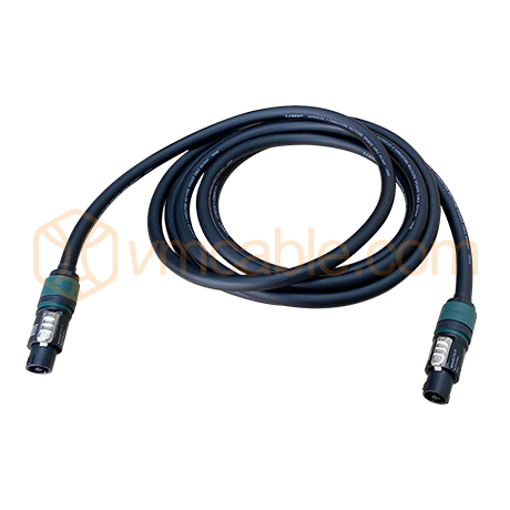 2x 2,5 mm² Speaker Cables 1.5 m, NEUTRIK NL4FXX-W-L