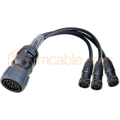 VM-MEV258F-3, Speaker cable fan-out for large sound systems VM-SPM840 | Tourlock / Speakon